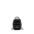 Chanel 24C mini backpack / crossbody bag caviar black L (microchip)