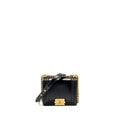 Chanel mini square boy bag limited edition calfskin black  (Microchip)