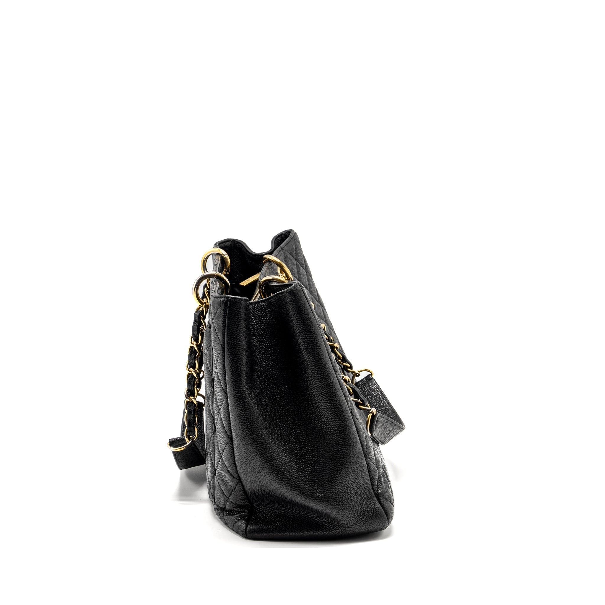 Chanel Grand Shopping Tote Bag XL Caviar Black
