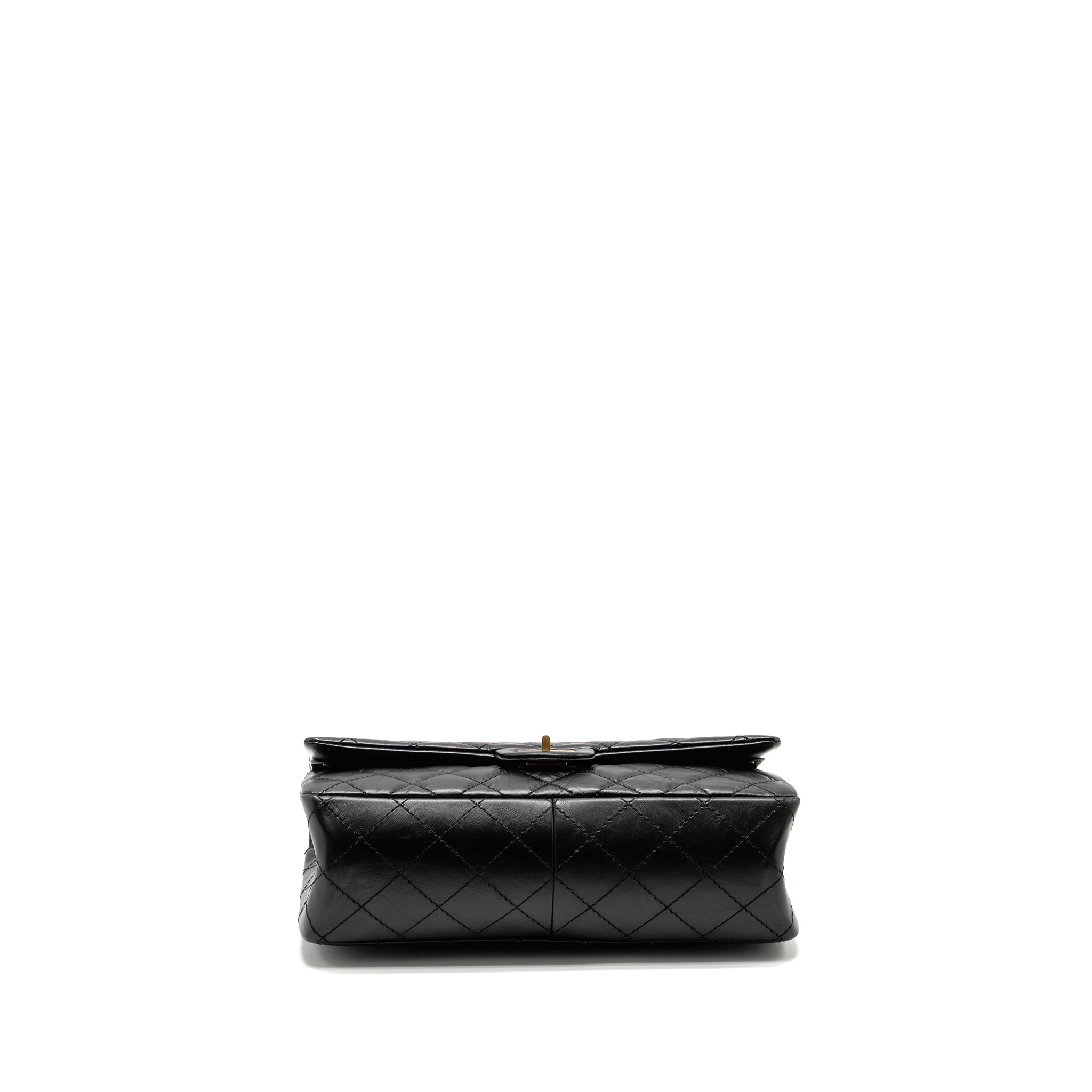 Chanel Large 2.55 Reissue Flap Bag Aged Calfskin Black