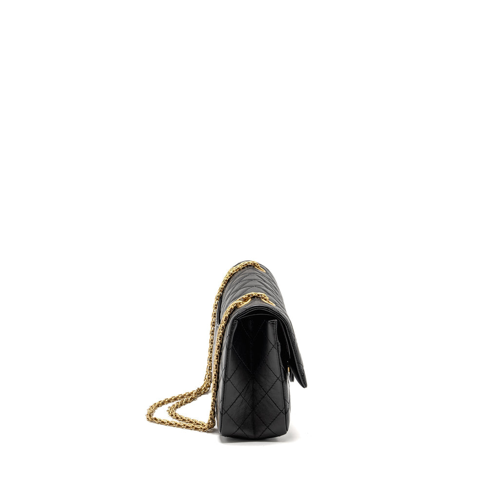 Chanel Large 2.55 Reissue Flap Bag Aged Calfskin Black