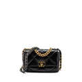 Chanel Small 19 Bag Lambskin Black  (microchip)