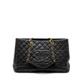 Chanel Grand Shopping Tote Bag XL Caviar Black