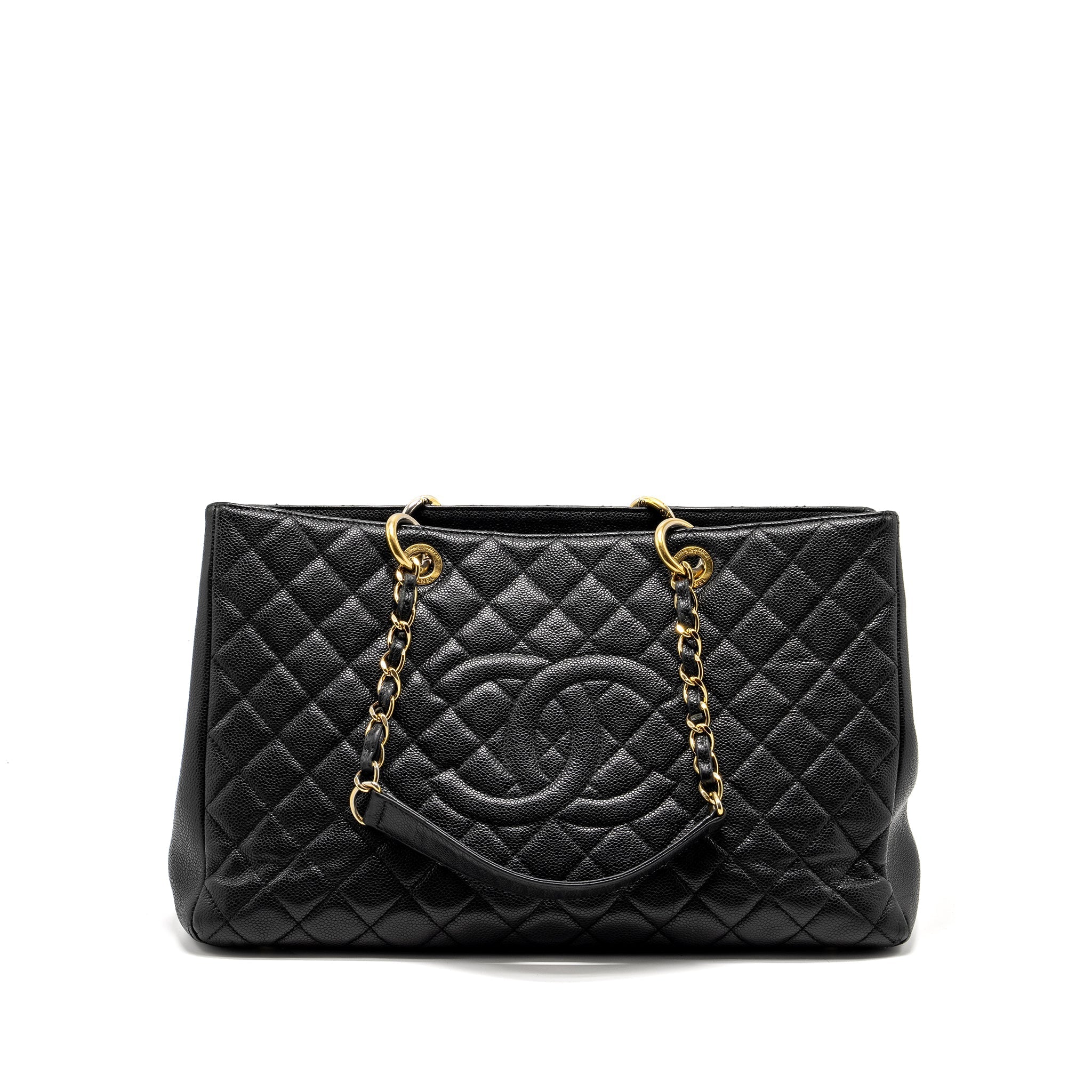 Chanel Grand Shopping Tote Bag XL Caviar Black