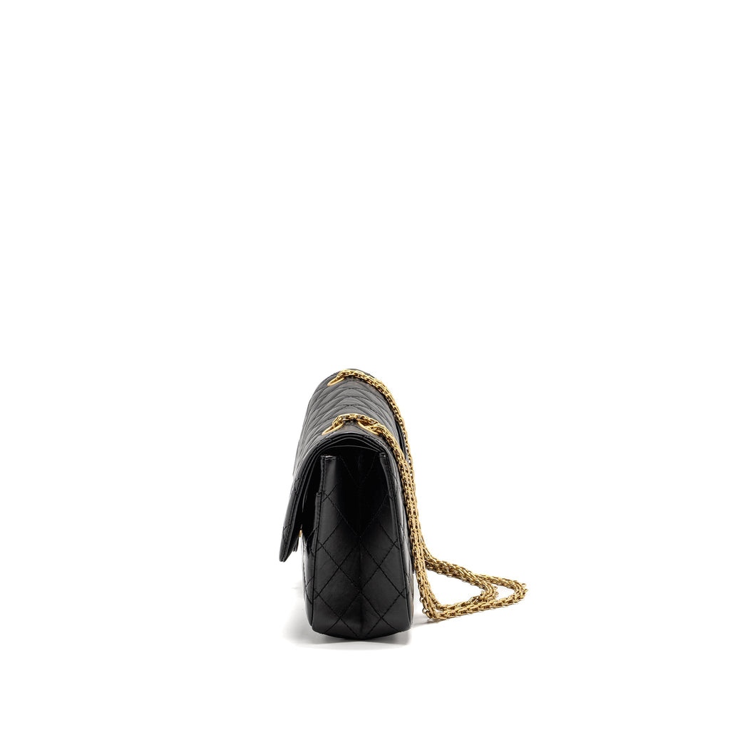 Chanel Large 2.55 Reissue Flap Bag Aged Calfskin Black