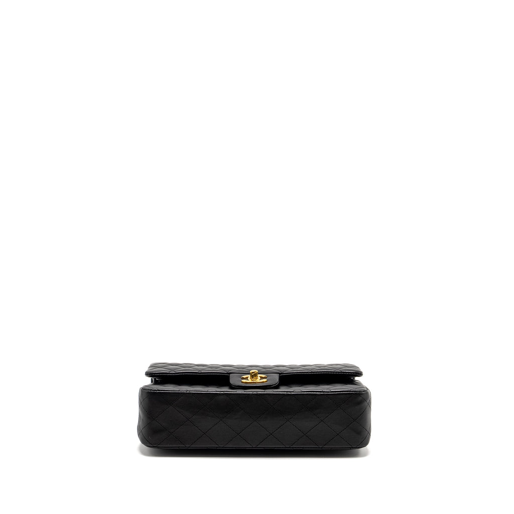 Chanel Medium Classic Double  Flap Bag Lambskin Black