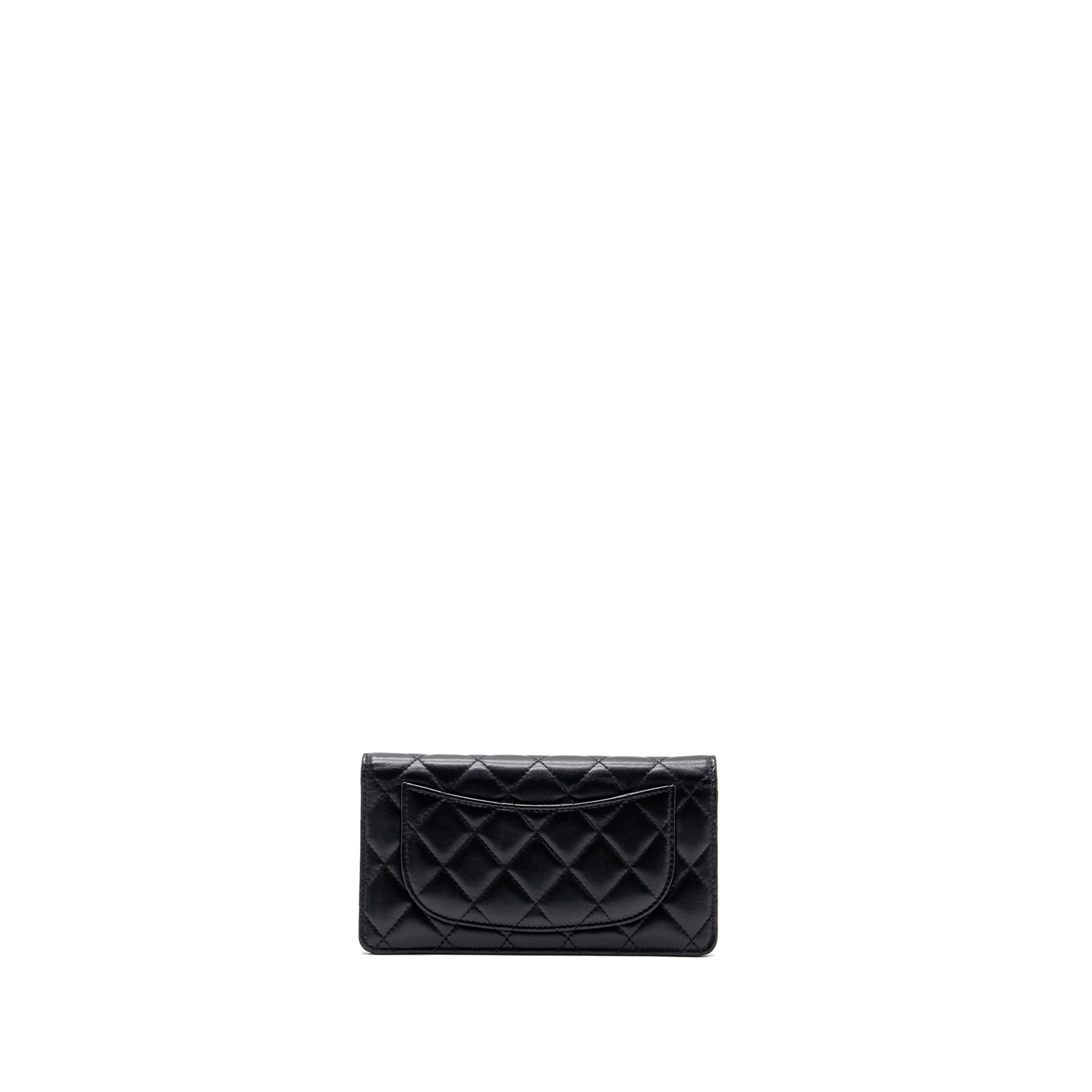 Chanel Long Wallet lambskin Black