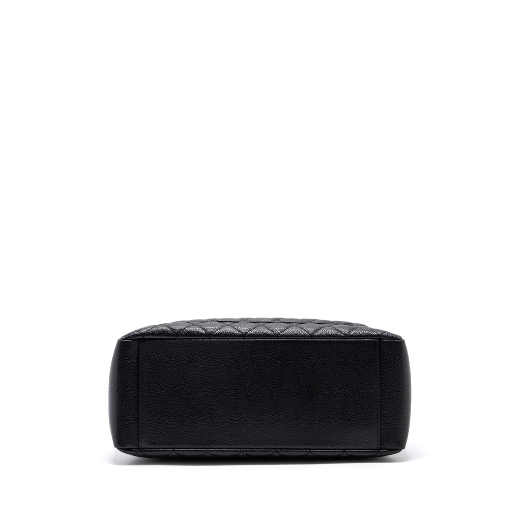 Chanel grand shopping tote bag caviar black