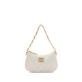 Chanel 23k Hobo Bag Calfskin White  (microchip)