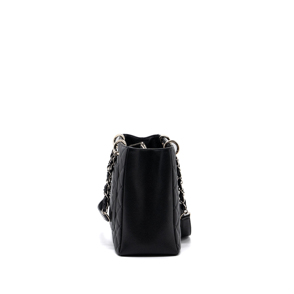 Chanel grand shopping tote bag caviar black