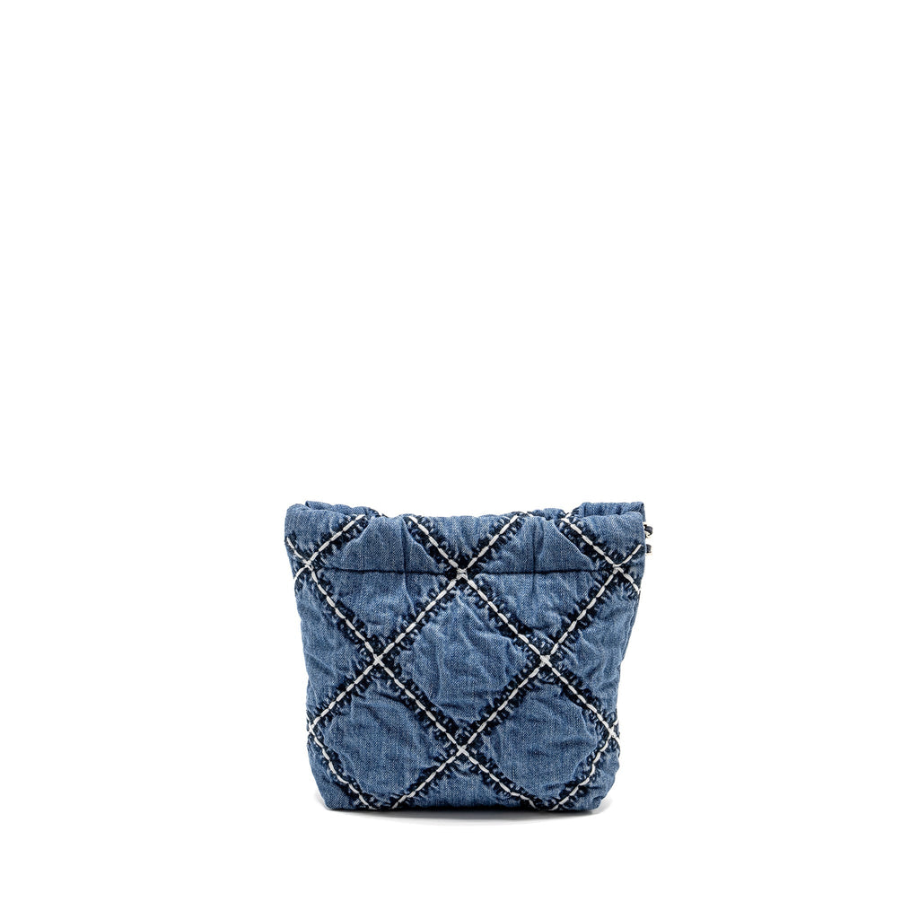 Chanel Mini 22 Denim Light Blue  (microchip)