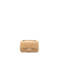 Chanel 22C mini rectangular flap bag lambskin beige L (microchip)