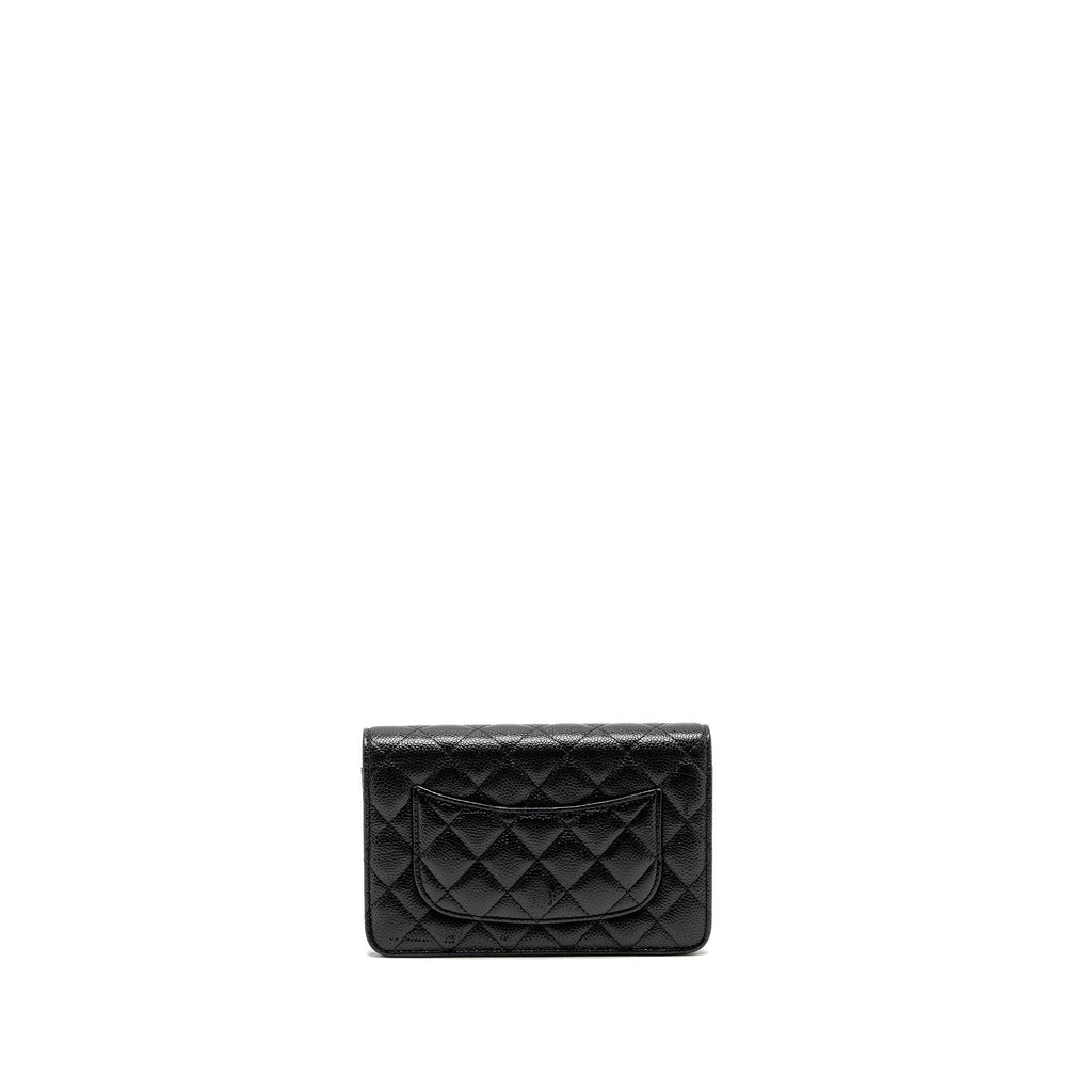 Chanel Classic Wallet On Chain Caviar Black