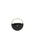 Chanel 23K Hoop Bag Patent leather black  (microchip)