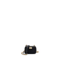 Chanel boy zipper card holder with chain caviar black L