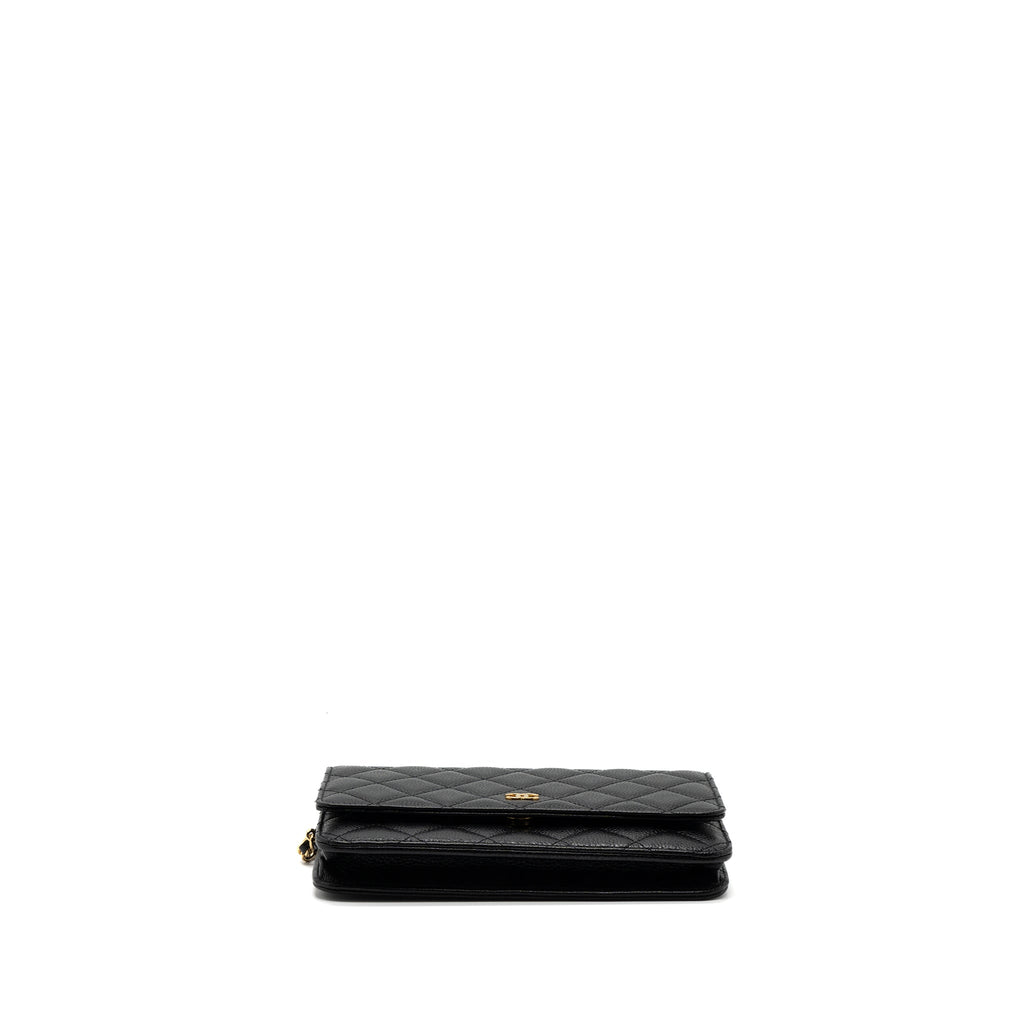 Chanel Classic Wallet On Chain Caviar Black
