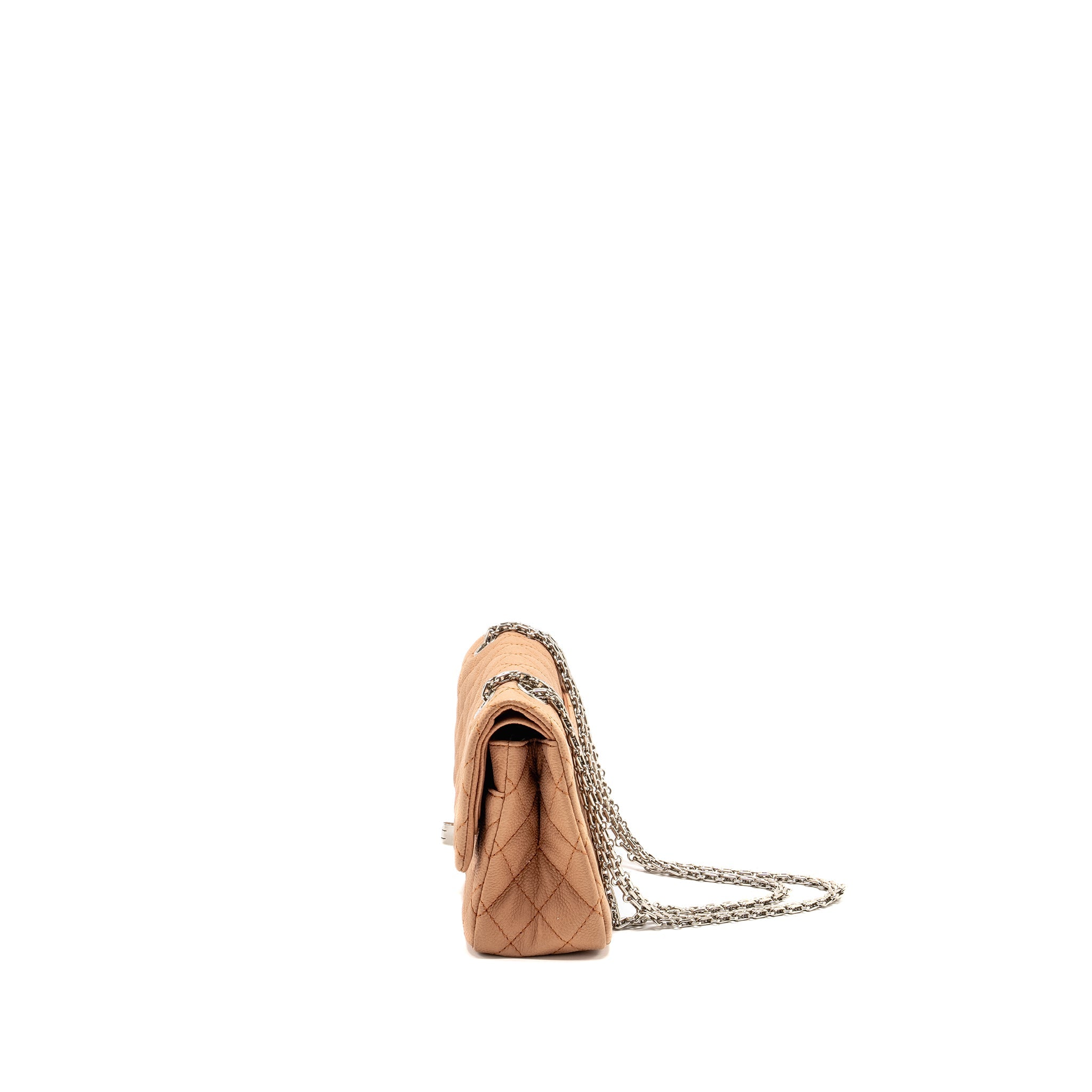 Chanel Small 2.55 Reissue Flap Bag Grained Calfskin Light Brown