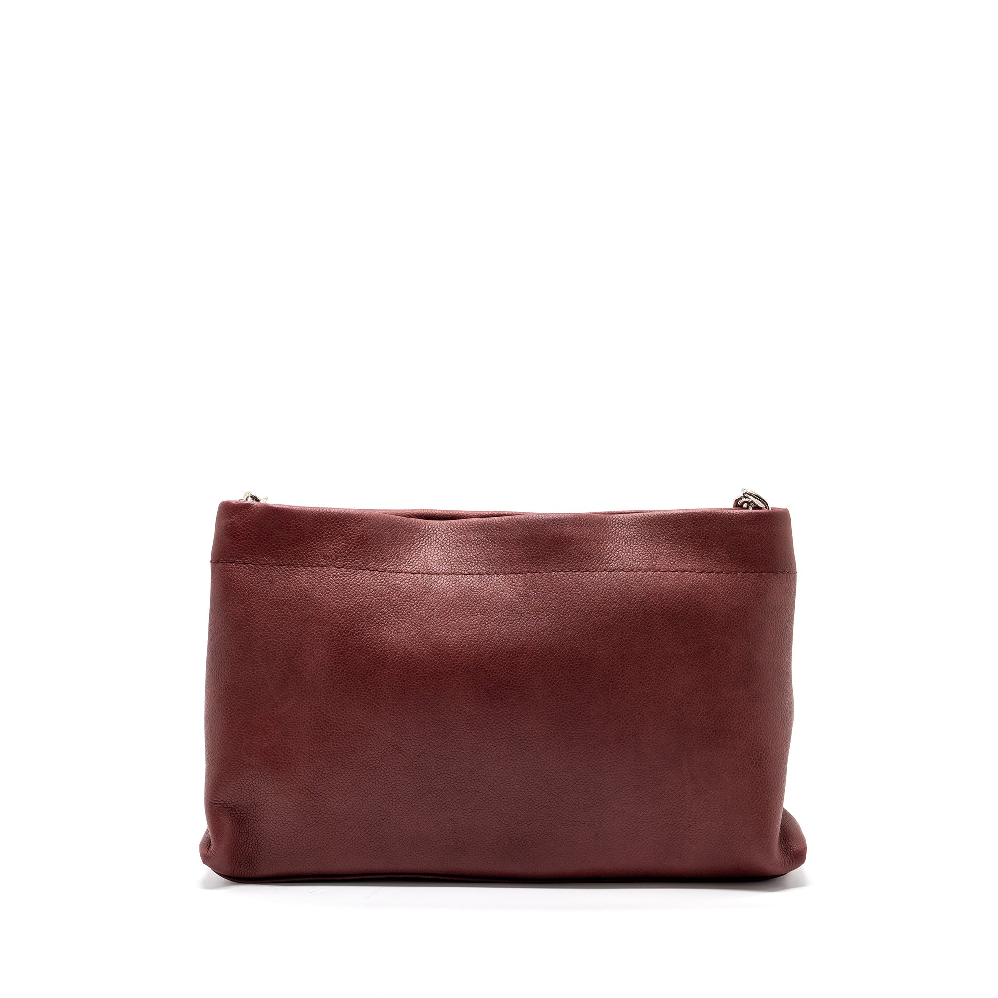 Chanel Tote Bag Grain Calfskin Red
