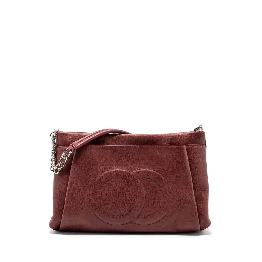 Chanel Tote Bag Grain Calfskin Red