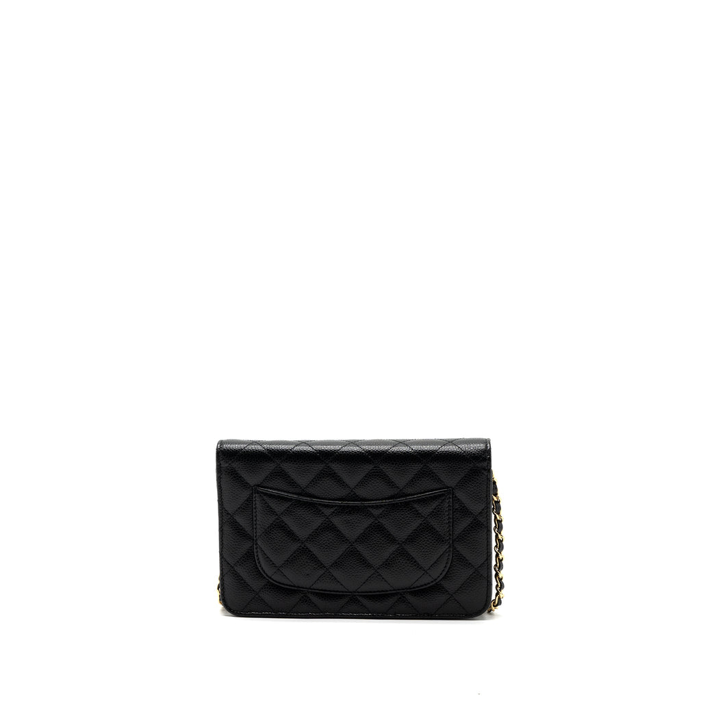 Chanel Classic Wallet On Chain Caviar Black