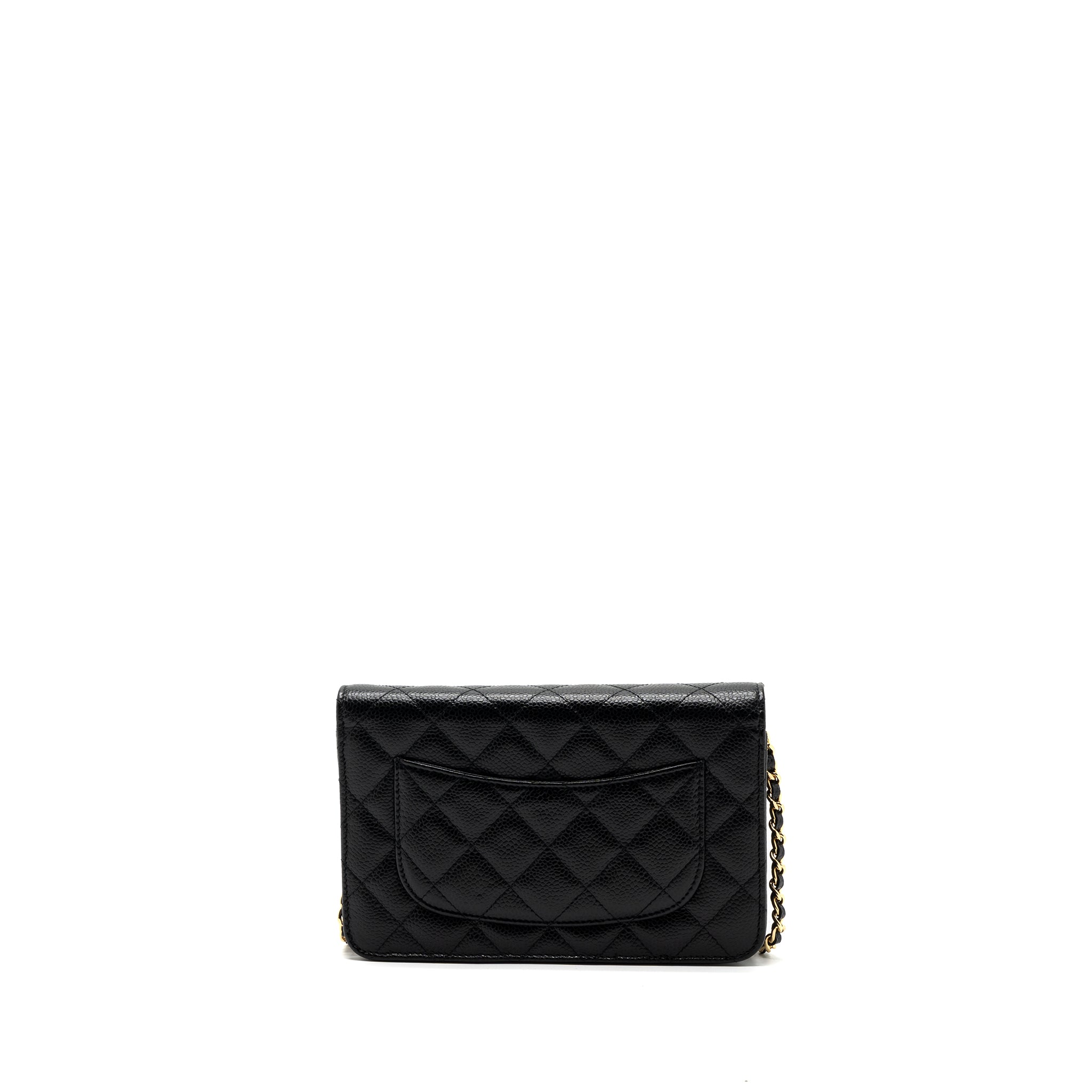 Chanel Classic Wallet On Chain Caviar Black
