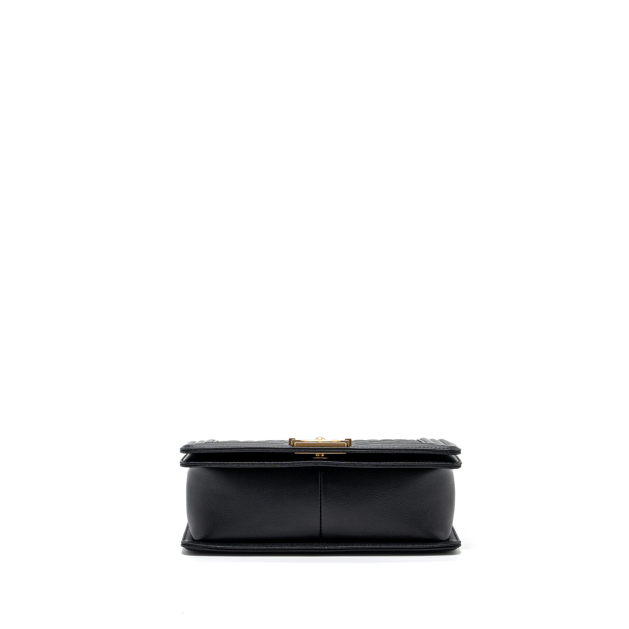 Chanel Medium Classic Boy Bag Caviar Black