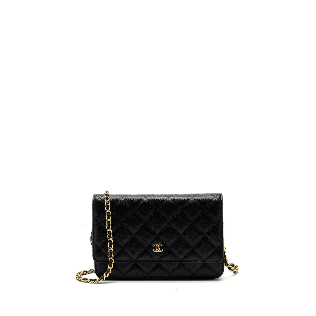 Chanel Classic Wallet On Chain Caviar Black