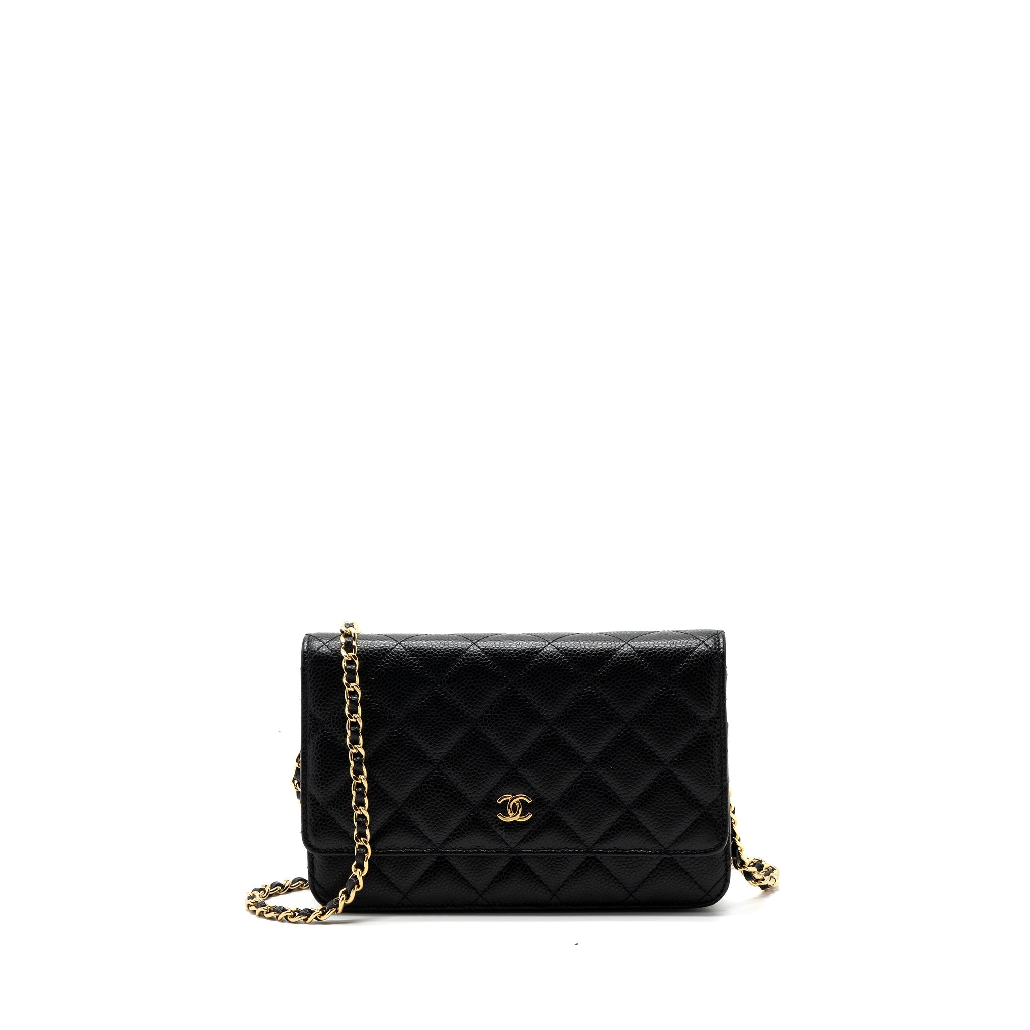 Chanel Classic Wallet On Chain Caviar Black