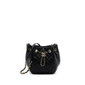 Chanel Drawstring Bucket Bag Calfskin Black L