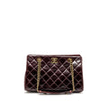 Chanel Perfect Edge Tote Bag Calfskin Burgundy