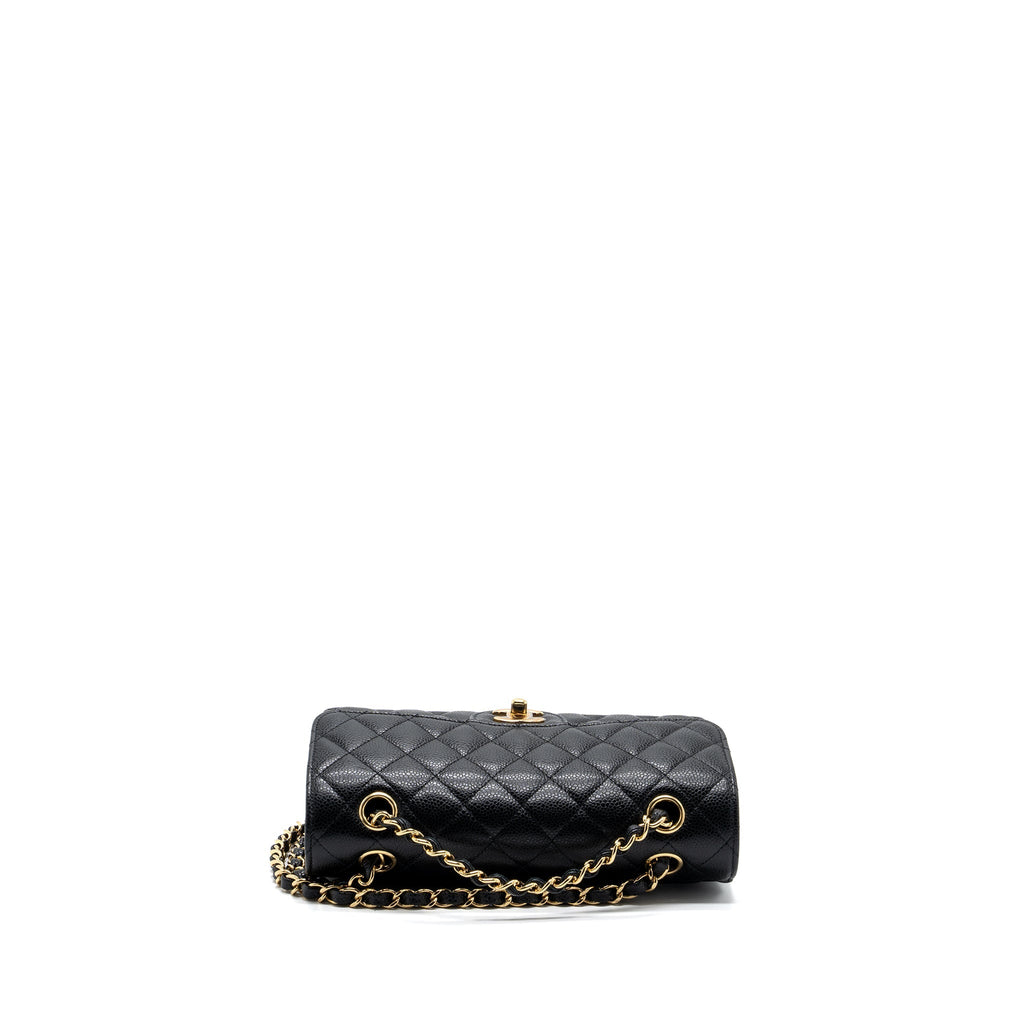Chanel Small Classic double FLAP BAG Caviar black