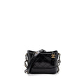 Chanel Small Gabrielle Hobo Bag Aged Calfskin Black multicolour Hardware