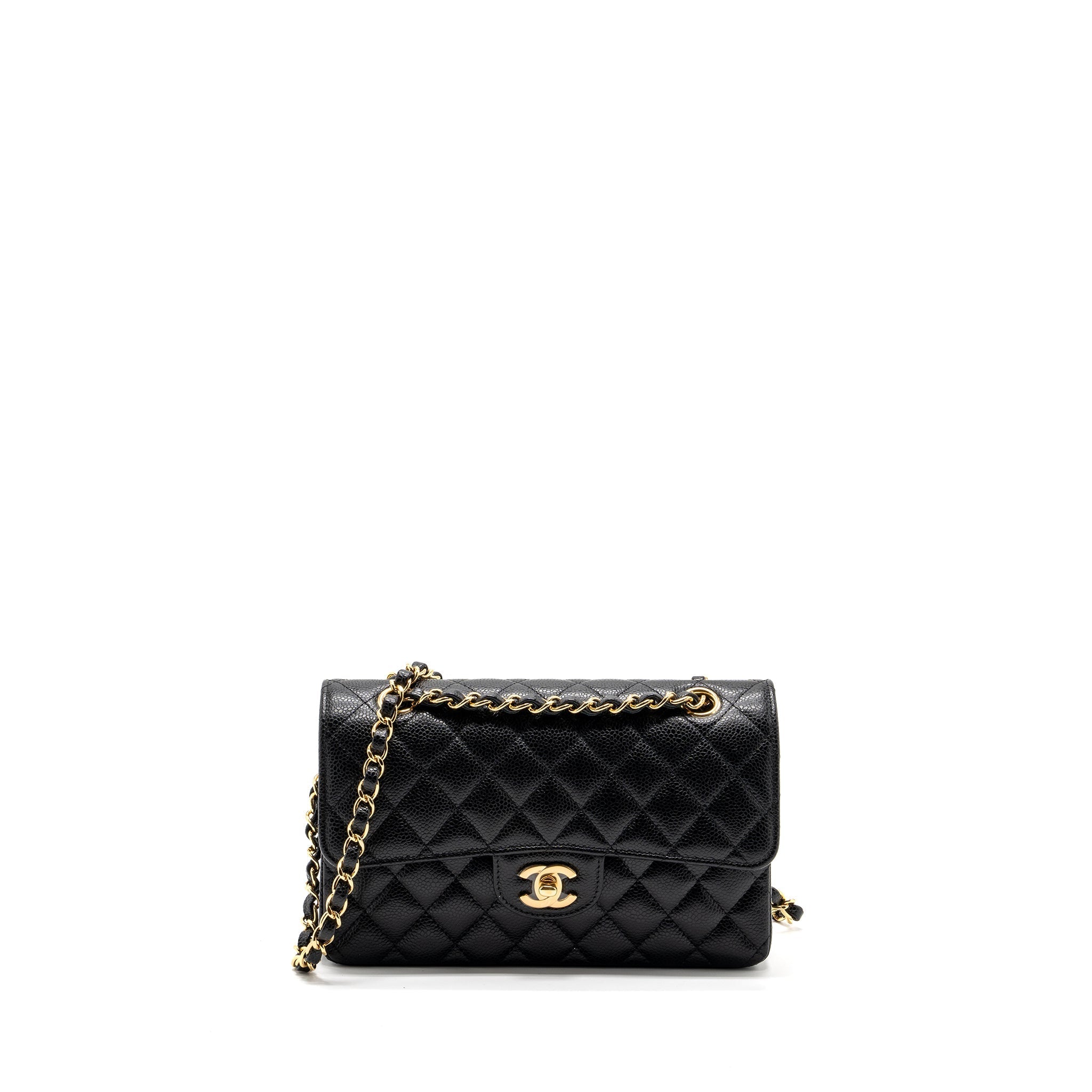 Chanel Small Classic double FLAP BAG Caviar black