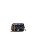 Chanel 21K My Perfect Mini Flap Bag Caviar Iridescent Black  (Microchip)
