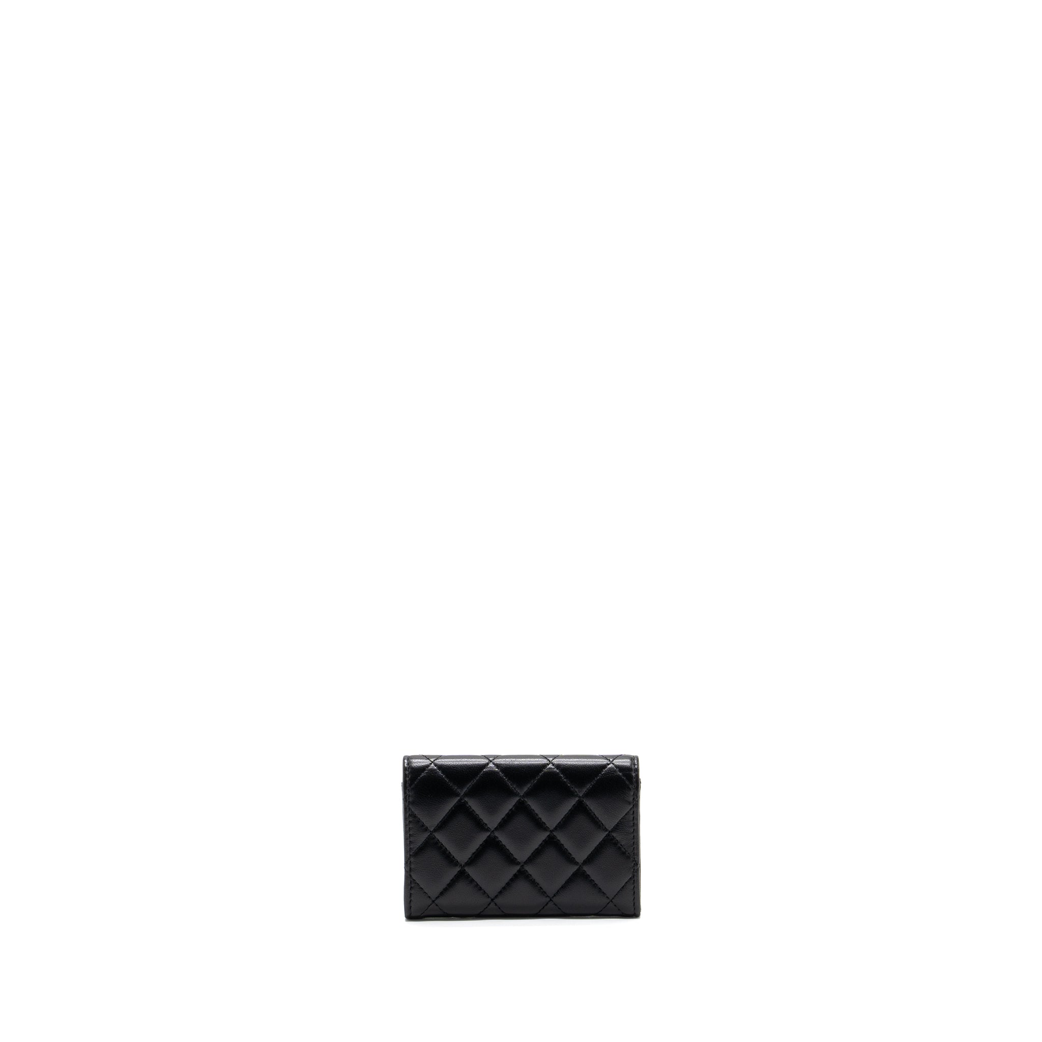 Chanel Classic Flap card holder Lambskin Black