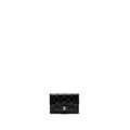 Chanel Classic Flap card holder Lambskin Black