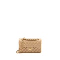 Chanel Small Classic Flap Bag Lambskin Beige