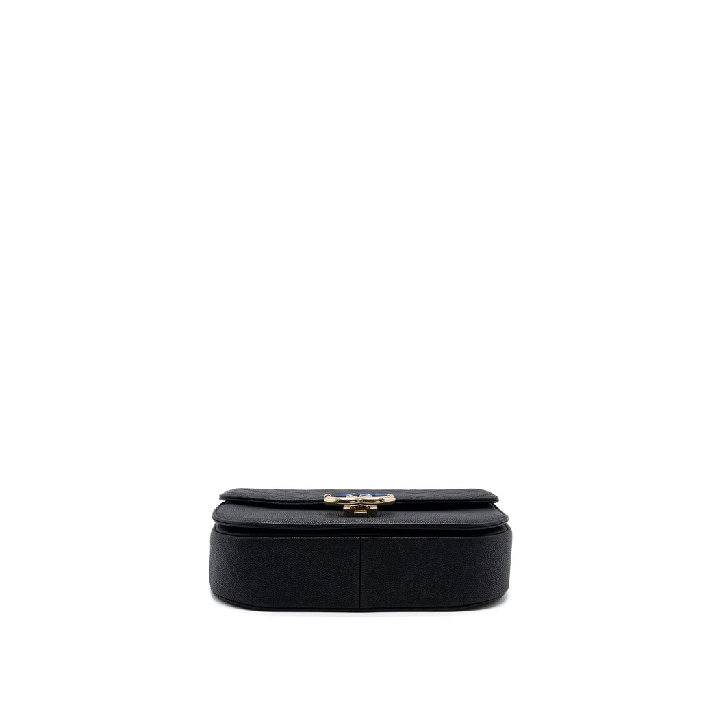 Chanel Flap Bag with handle Caviar Black/Multicolour L