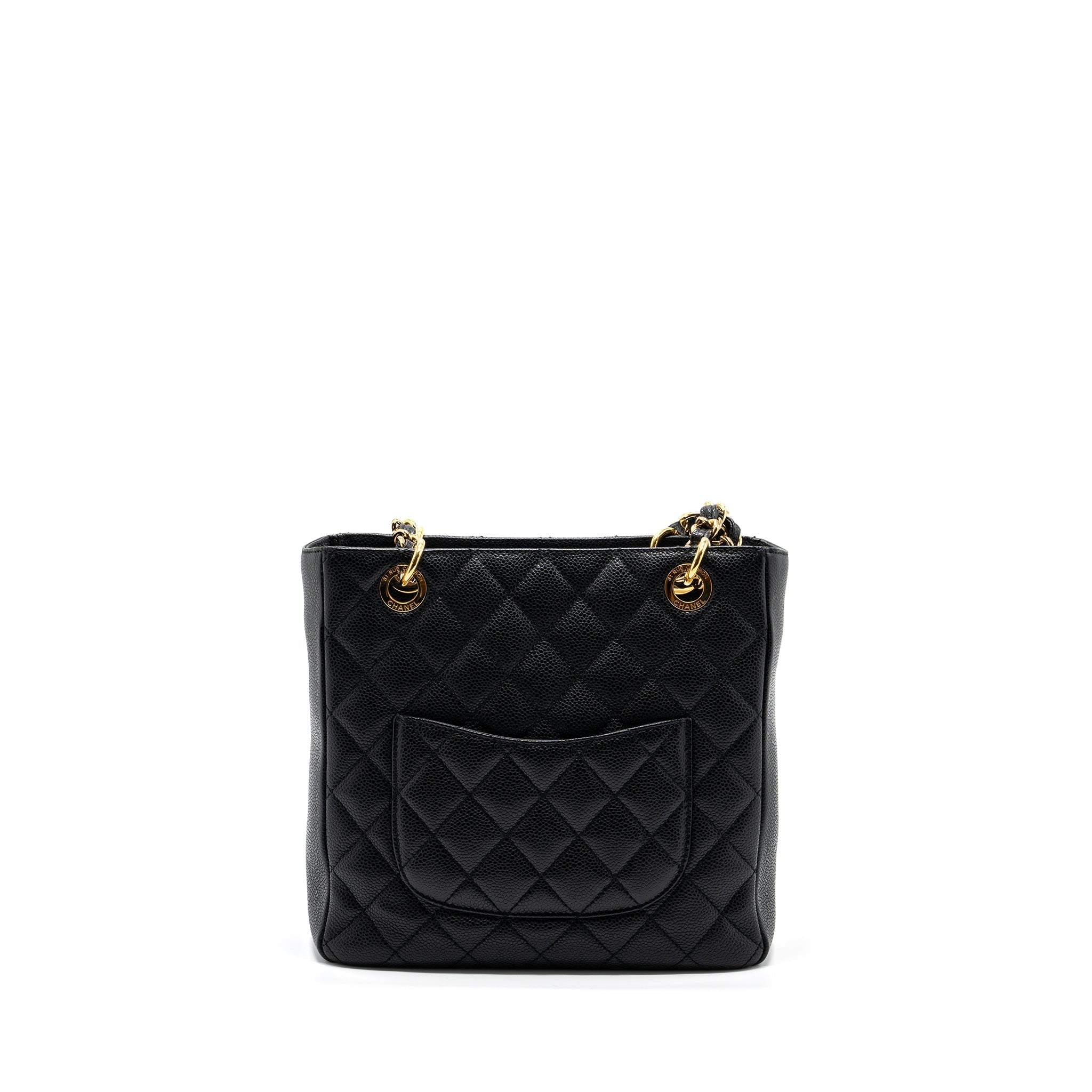 Chanel Grand Shopping Tote bag PM Caviar Black