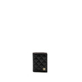 Chanel Compact Card Holder Caviar Black L