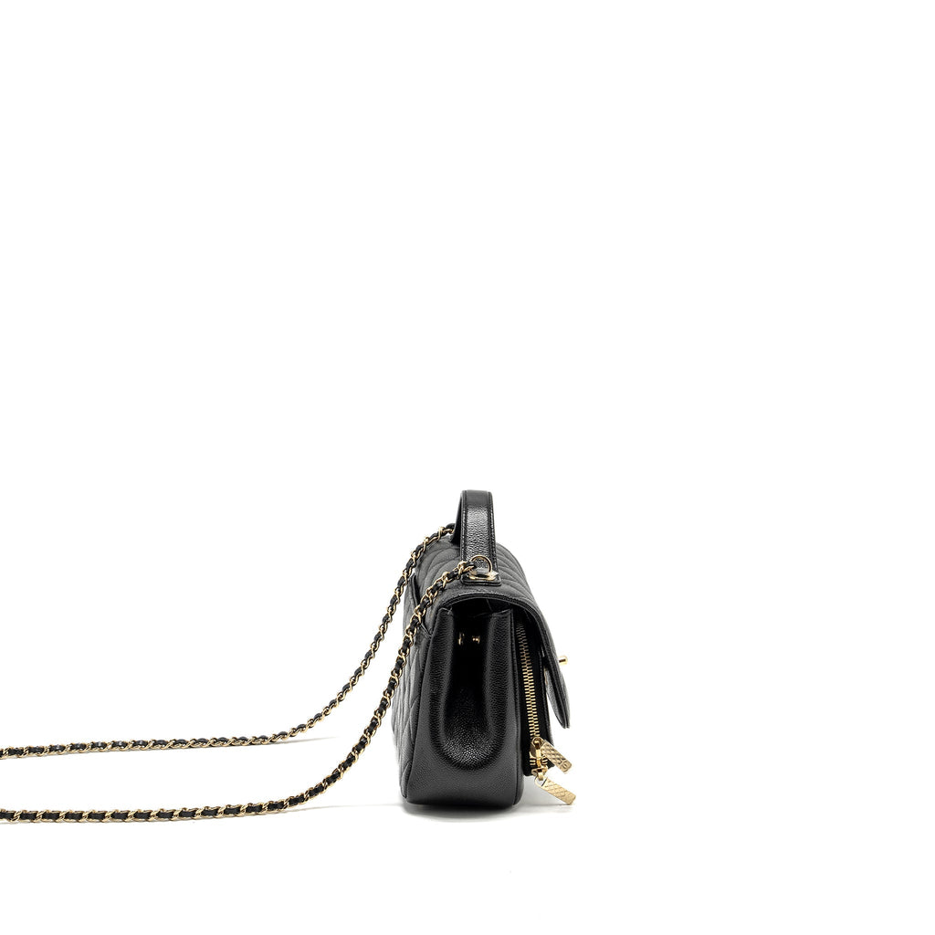 Chanel Small Business Affinity Caviar Black L