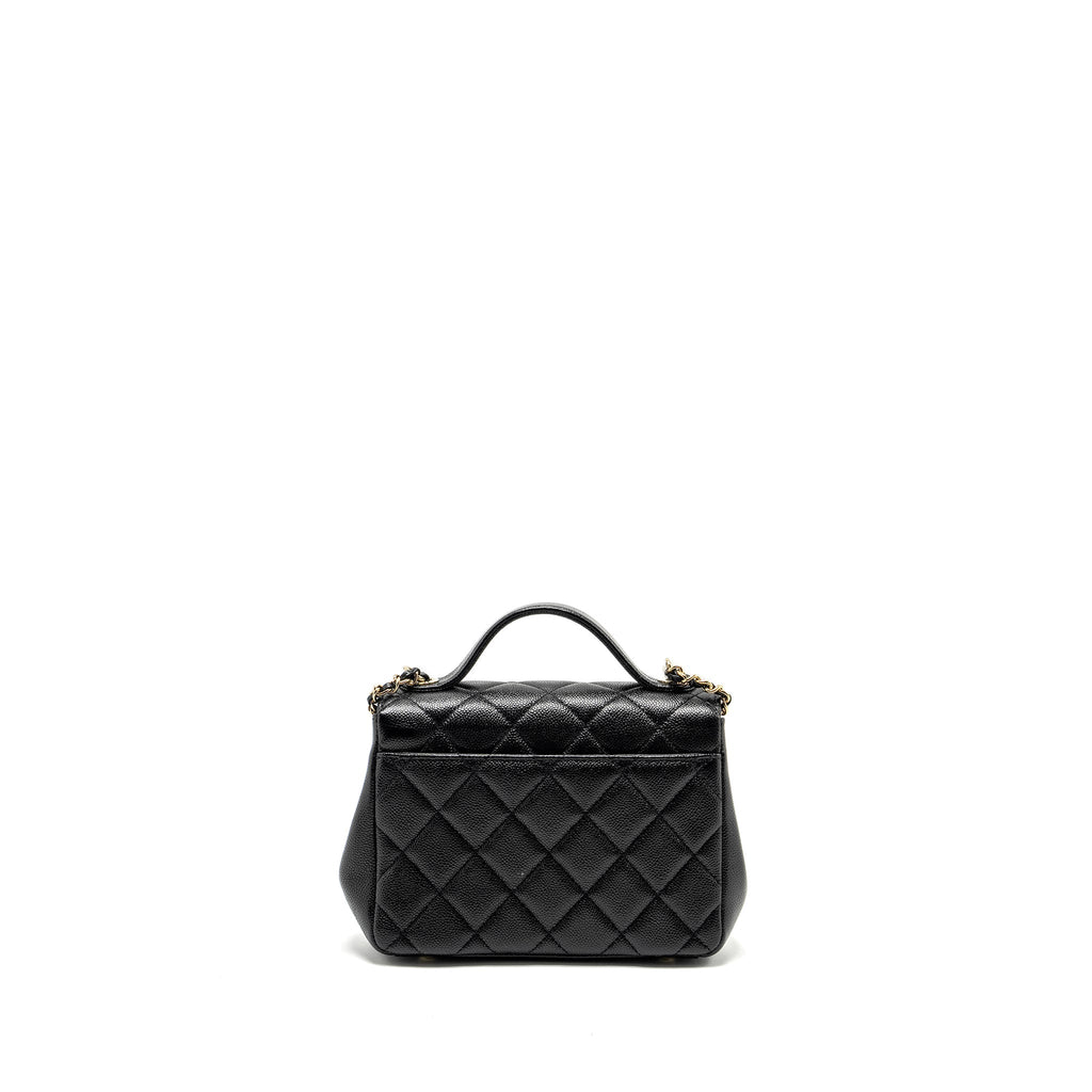 Chanel Small Business Affinity Caviar Black L