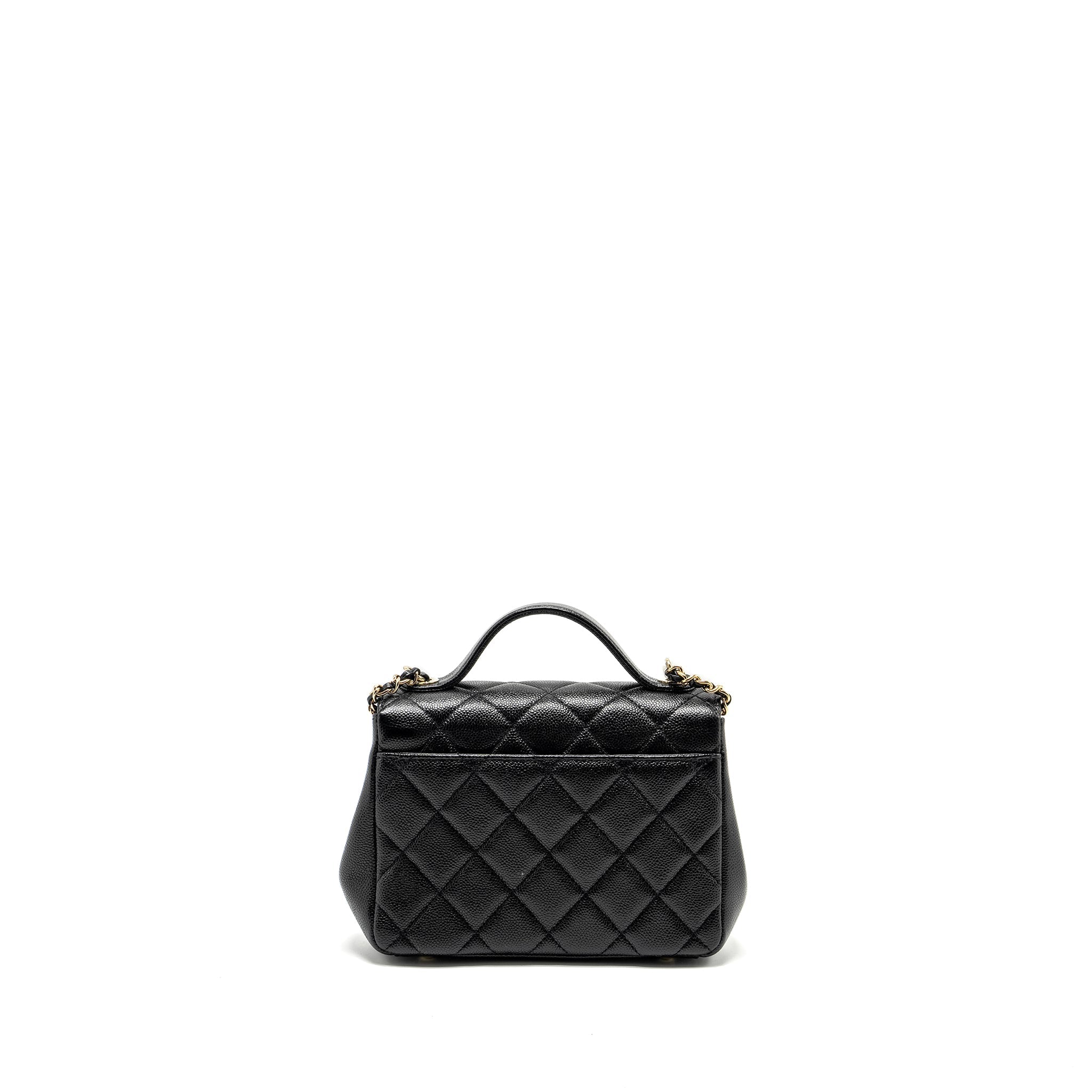 Chanel Small Business Affinity Caviar Black L