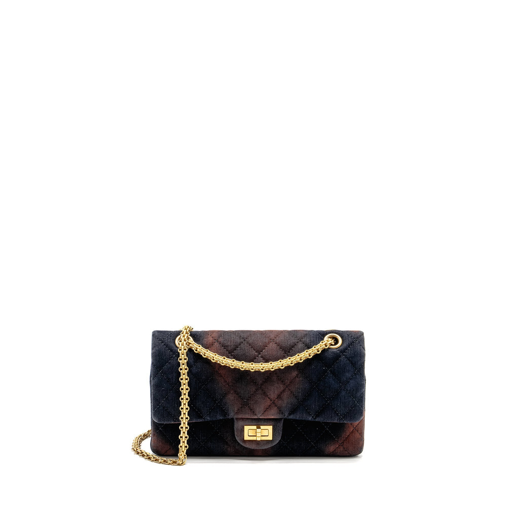 Chanel Small 2.55 Reissue Flap Bag Ombre Velvet Multicolour