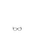 Chanel heart / pearl / camellia square glasses frame black