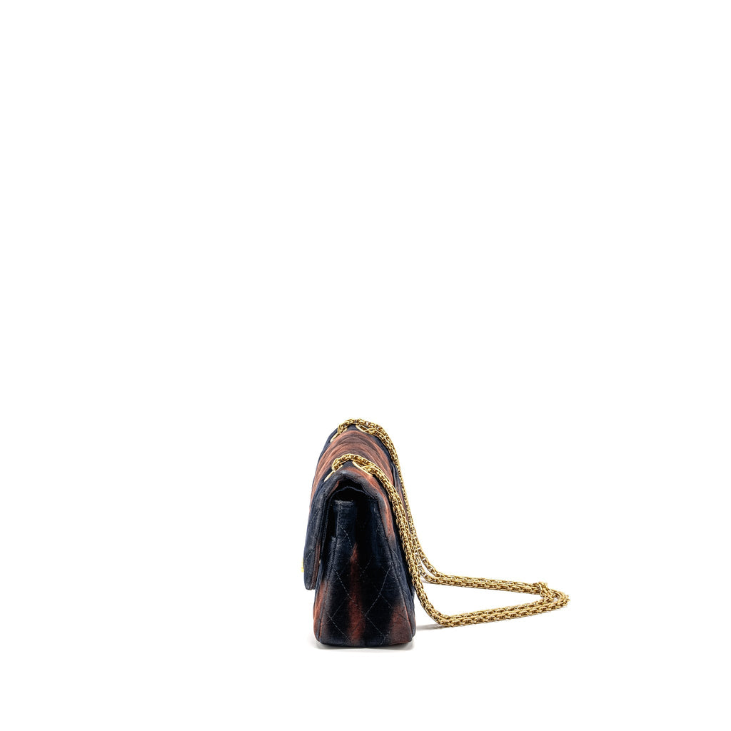 Chanel Small 2.55 Reissue Flap Bag Ombre Velvet Multicolour