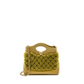 Chanel Mini 31 Bag Calfskin/Fur Olive Green L(Microchip)