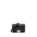 Chanel Small Chevron Boy Bag Lambskin Black L