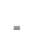 Chanel Classic Flap Card Holder Caviar Light Grey L (Microchip)