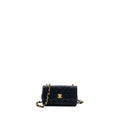 Chanel Vintage Flap Bag Satin Black